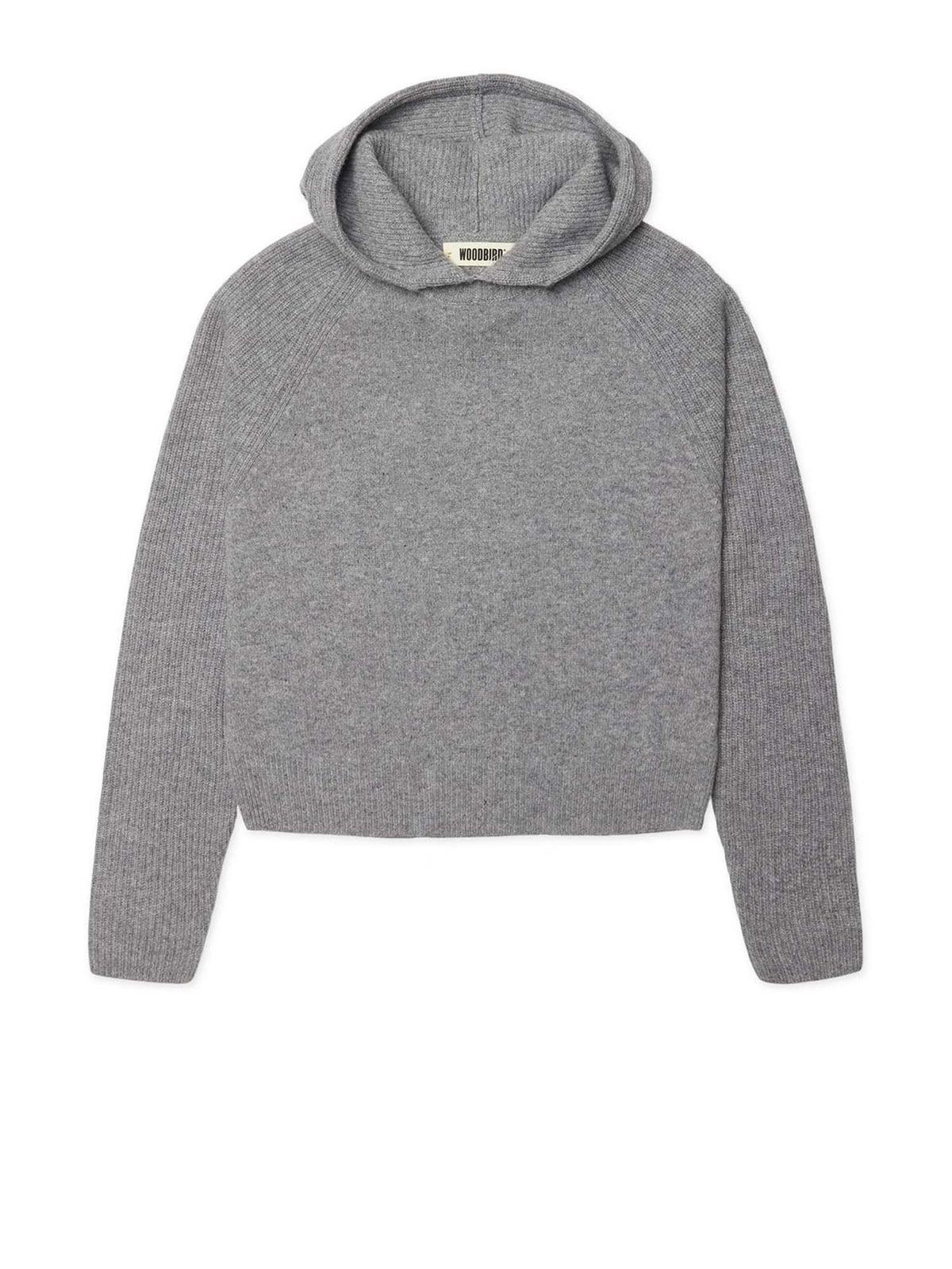 Woodbird WBEve Knit Hoodie Grigio