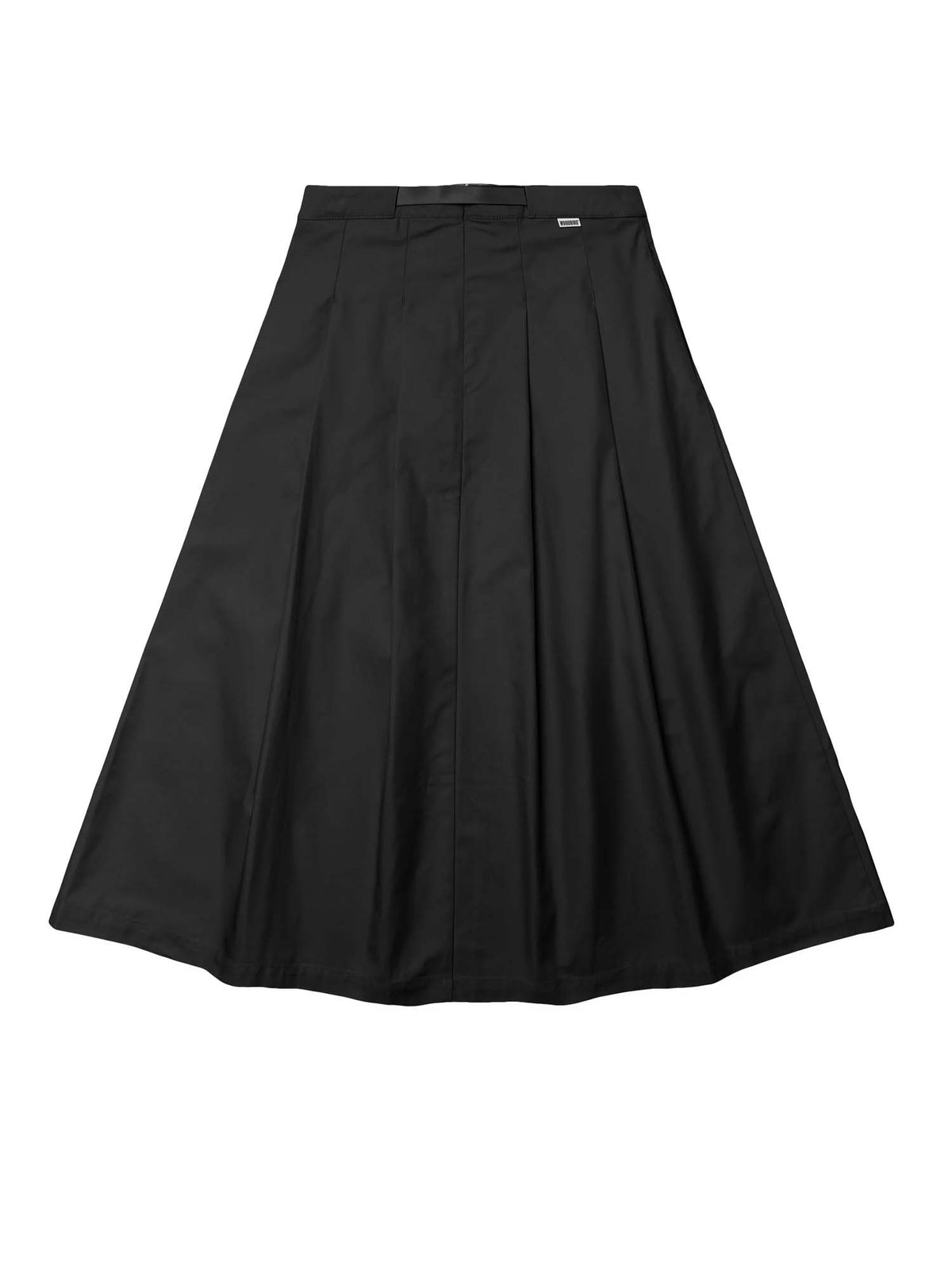 Woodbird WBMia Pleat Twill Skirt Nero
