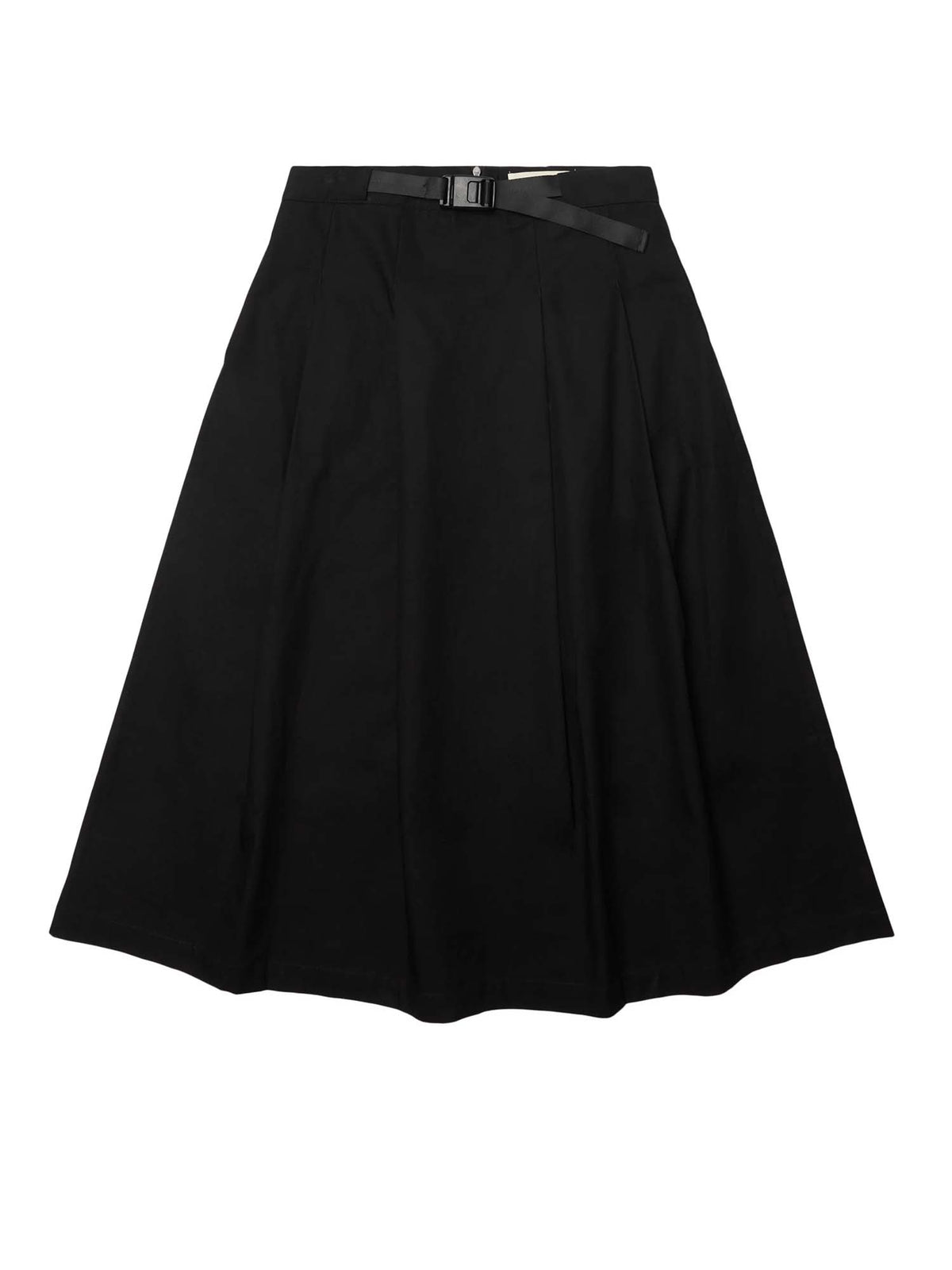 Woodbird WBMia Pleat Twill Skirt Nero