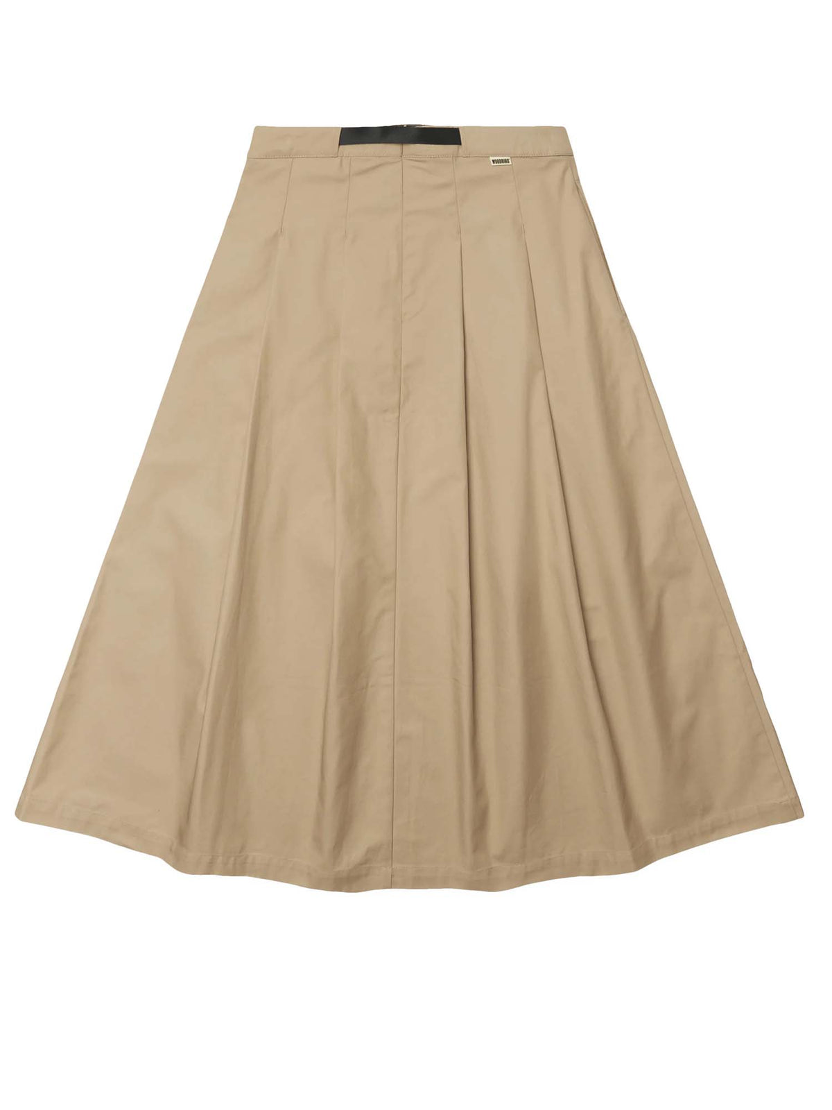 Woodbird WBMia Pleat Twill Skirt Beige