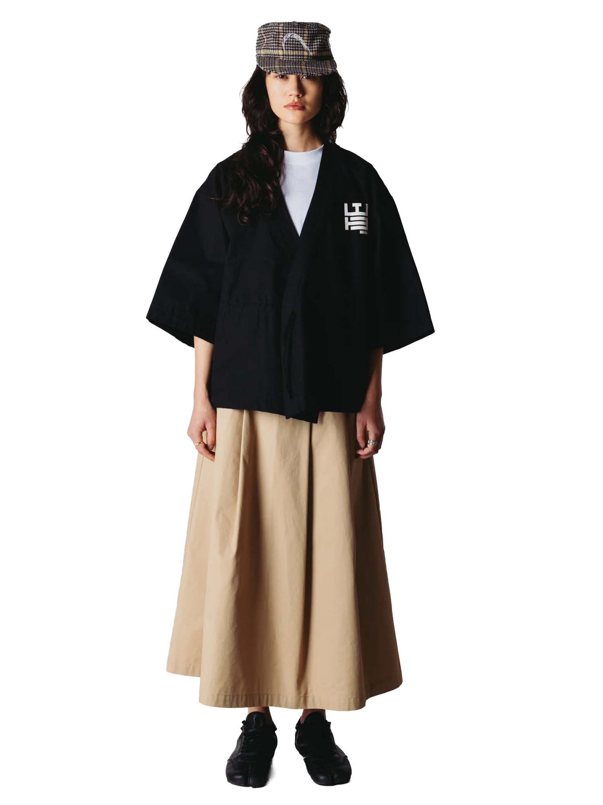 Woodbird WBStill Kimono Jacket Nero