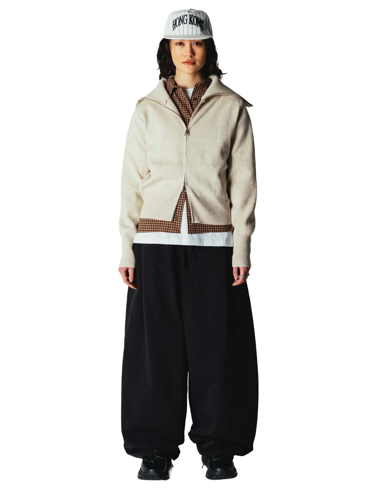 Woodbird WBLily Full Zip Cardigan Beige