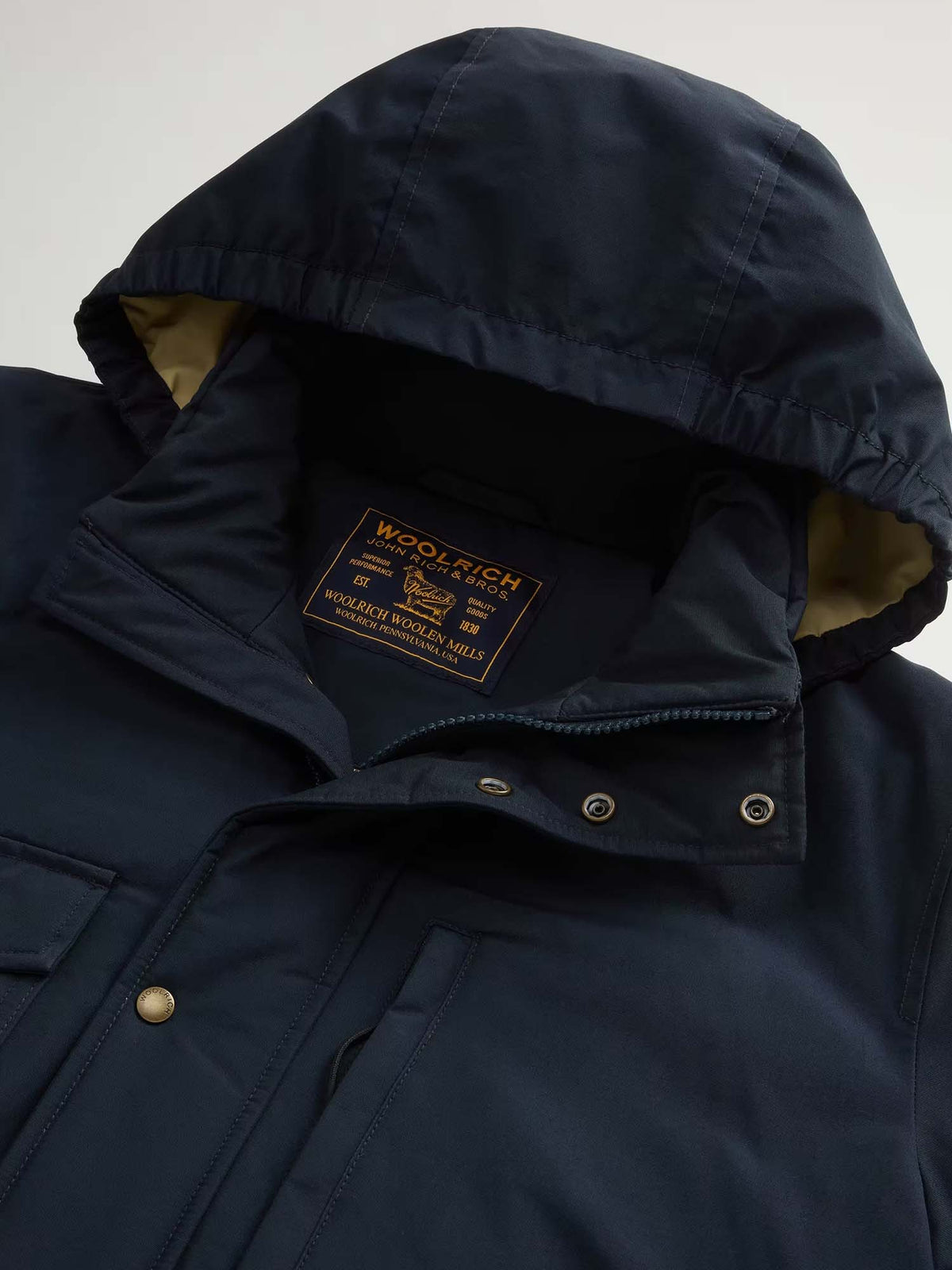 Woolrich Giacca Mountain in Ramar Cloth Blu