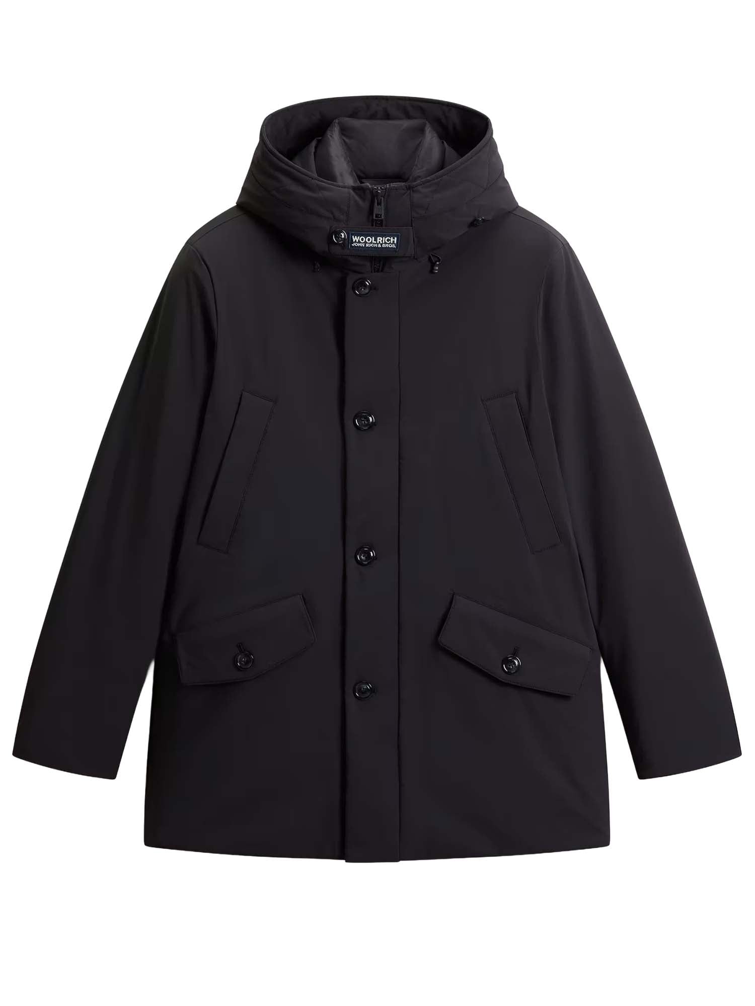 Parka in Light Stretch imbottito con cappuccio