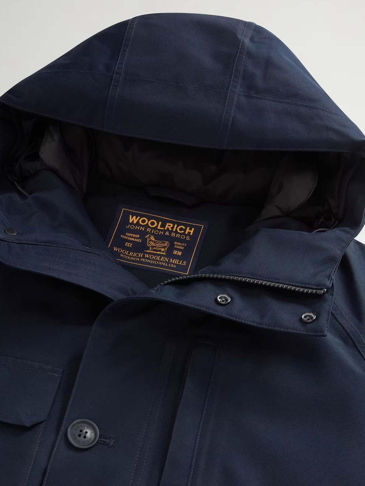 Woolrich Giacca Mountain impermeabile in tessuto riciclato GORE-TEX Blu