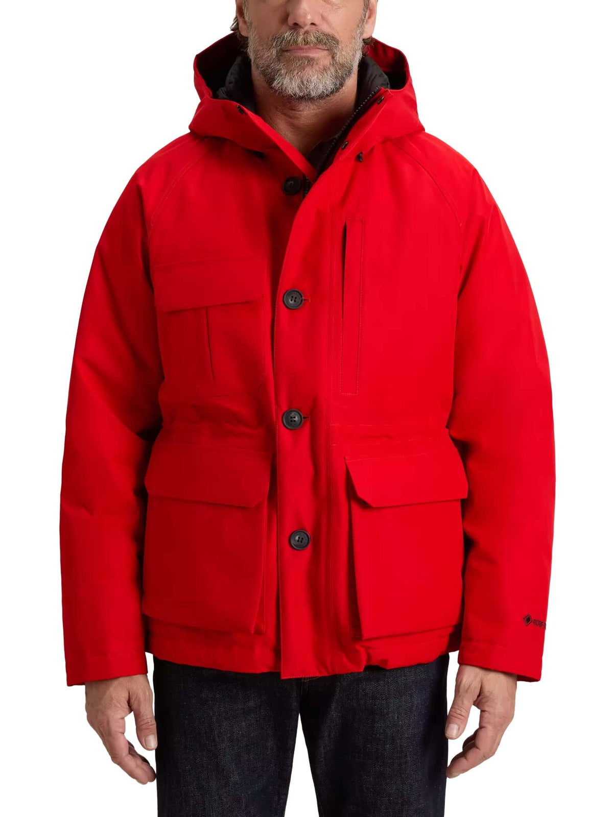 Woolrich Giacca Mountain impermeabile in tessuto riciclato GORE-TEX Rosso