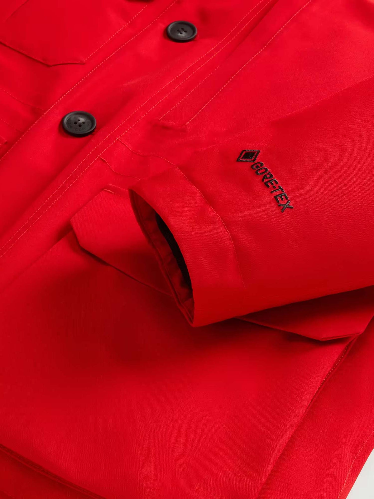 Woolrich Giacca Mountain impermeabile in tessuto riciclato GORE-TEX Rosso