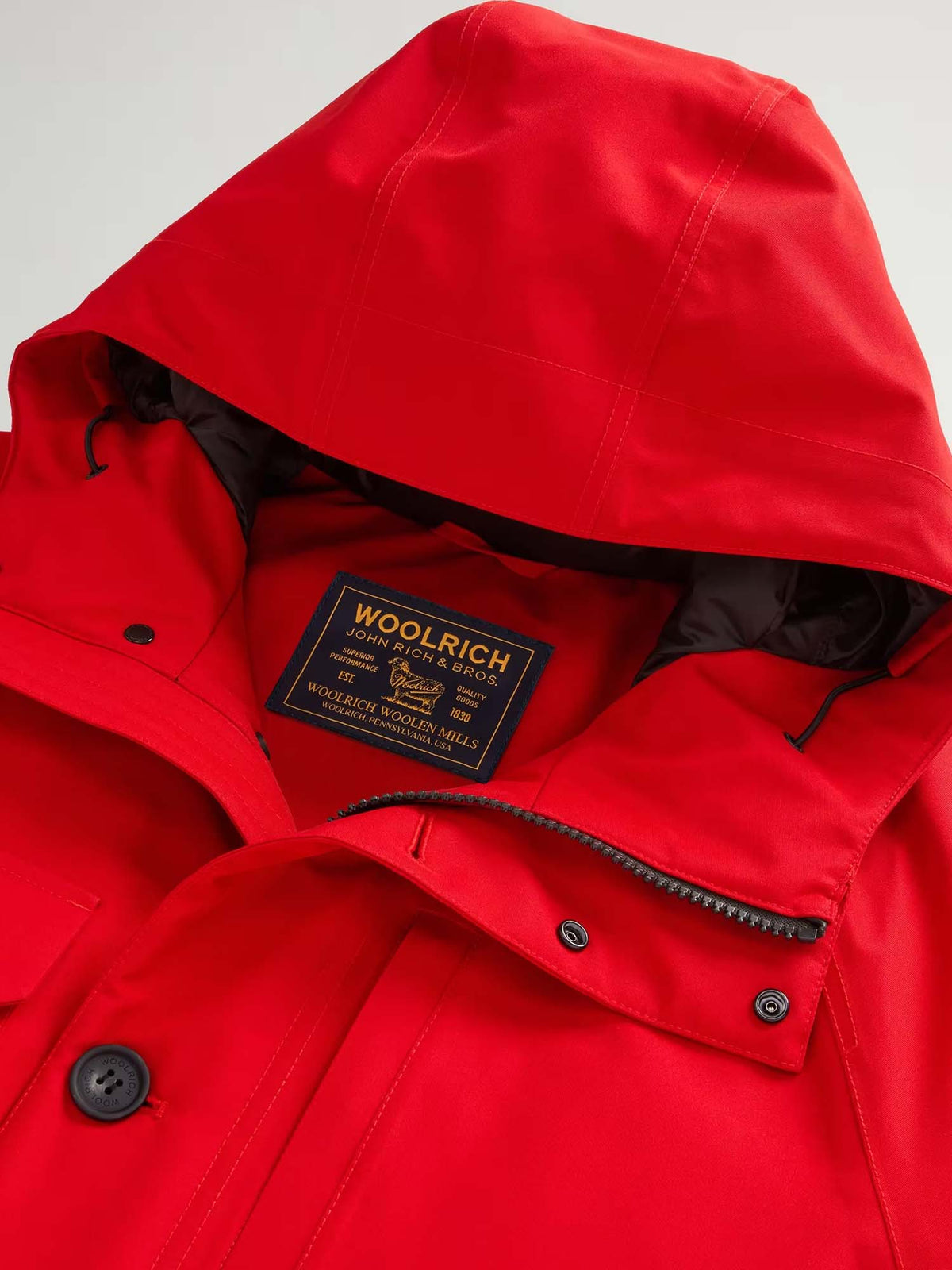 Woolrich Giacca Mountain impermeabile in tessuto riciclato GORE-TEX Rosso