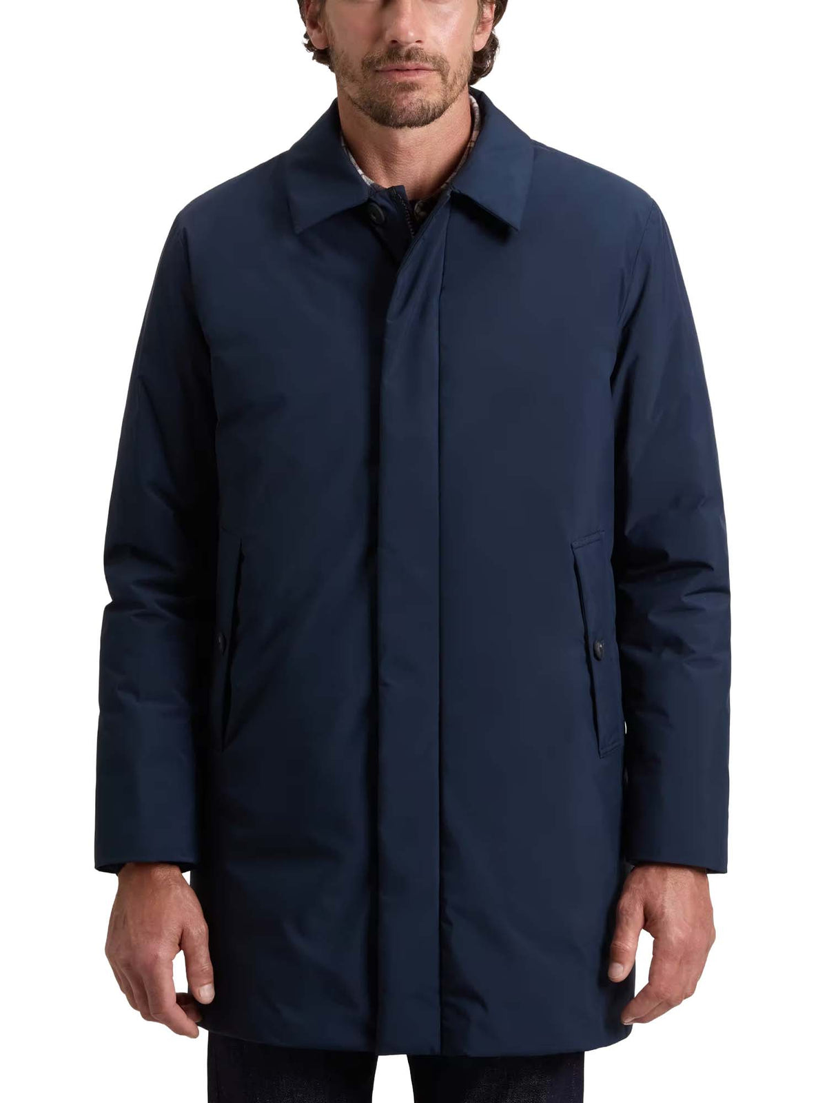 Woolrich Cappotto Lamar in Cloud Poly imbottito Blu