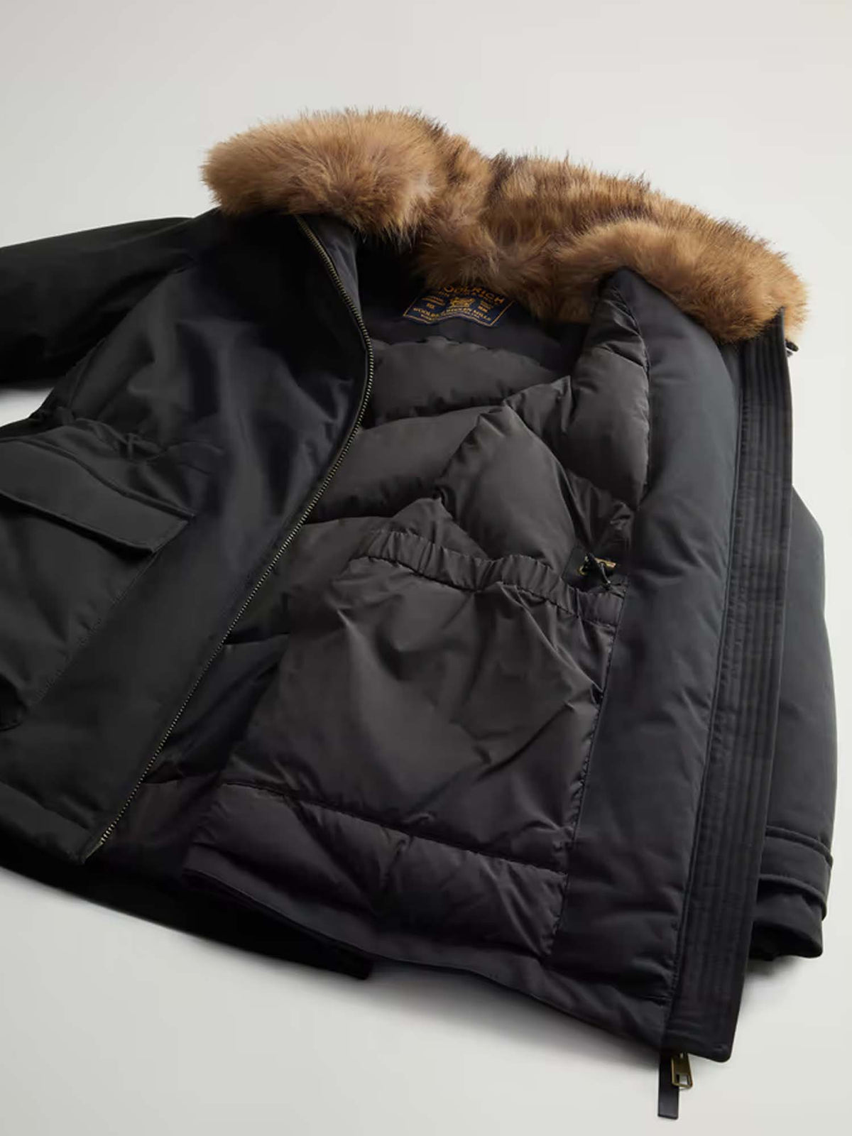 Woolrich Giacca Field in Best Cotton Nero
