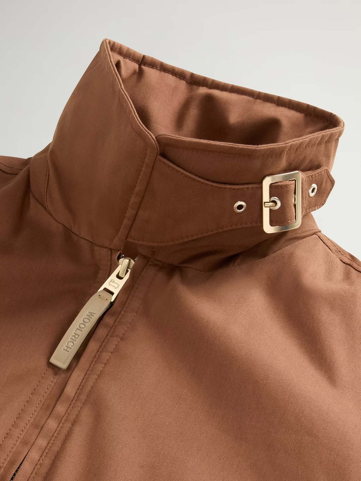 Woolrich Bomber imbottito in Best Cotton Marrone
