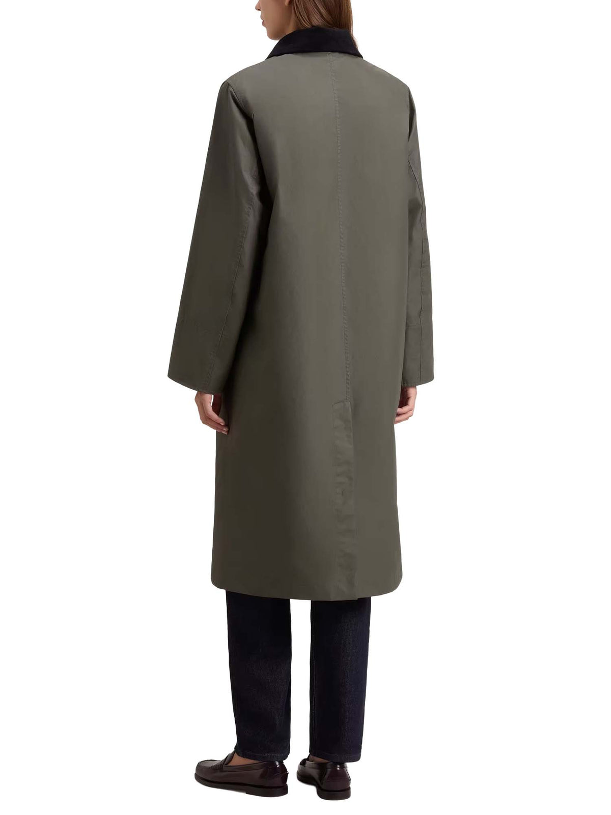 Woolrich Cappotto 3 in 1 in misto cotone cerato Verde