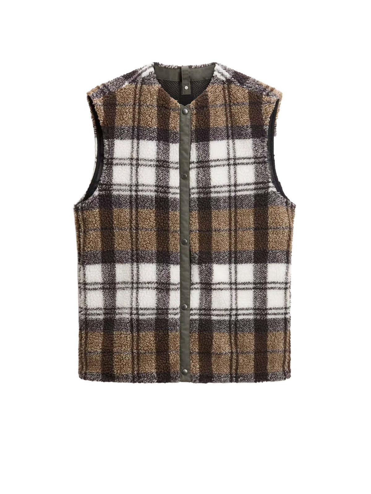 Woolrich Cappotto 3 in 1 in misto cotone cerato Verde