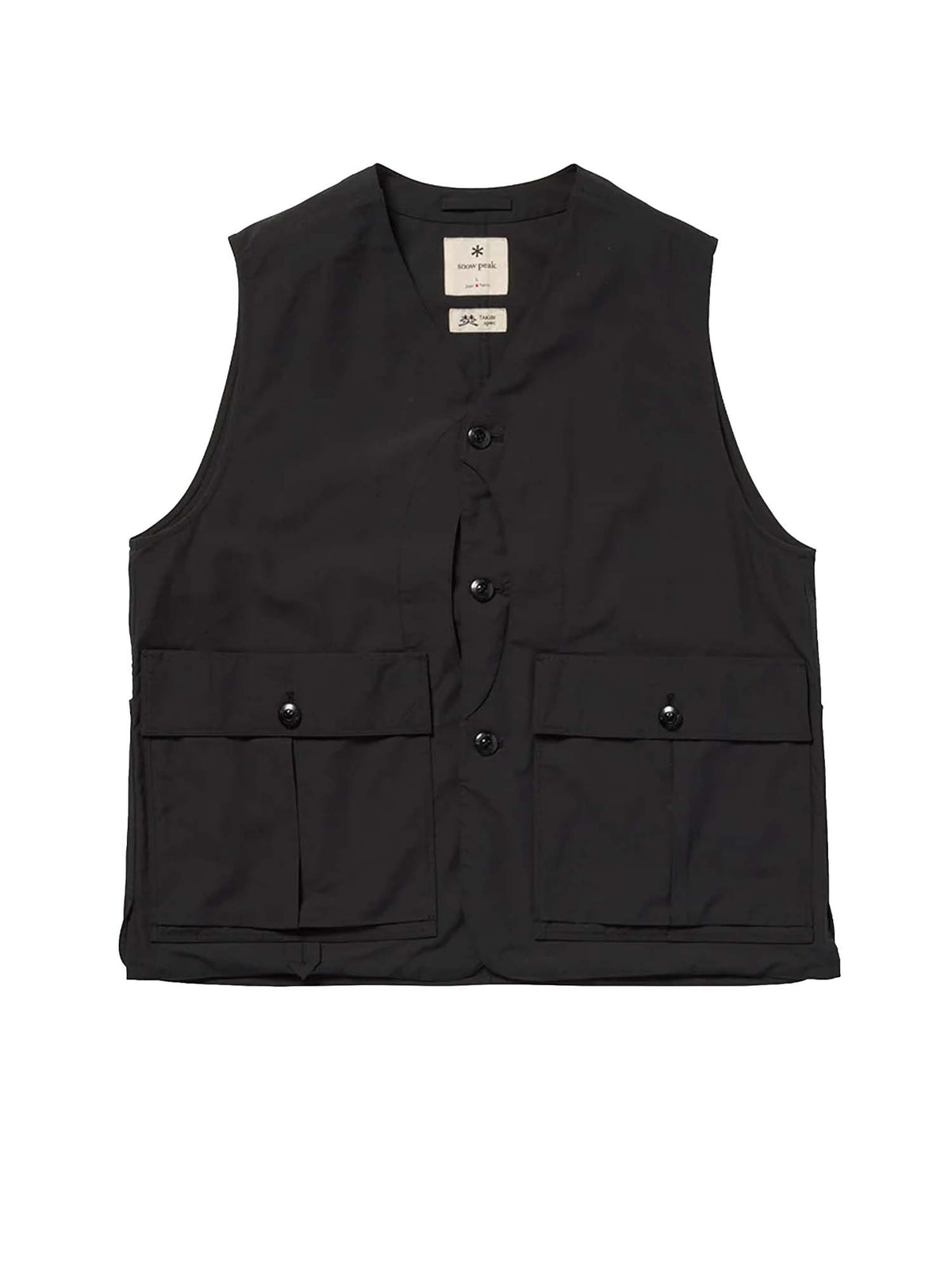 Snow Peak Hybrid Takibi Vest Nero