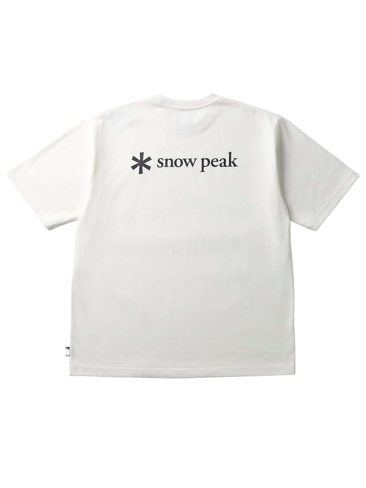 Snow Peak T-Shirt a maniche corte Snow Peak Printed Logo Bianco