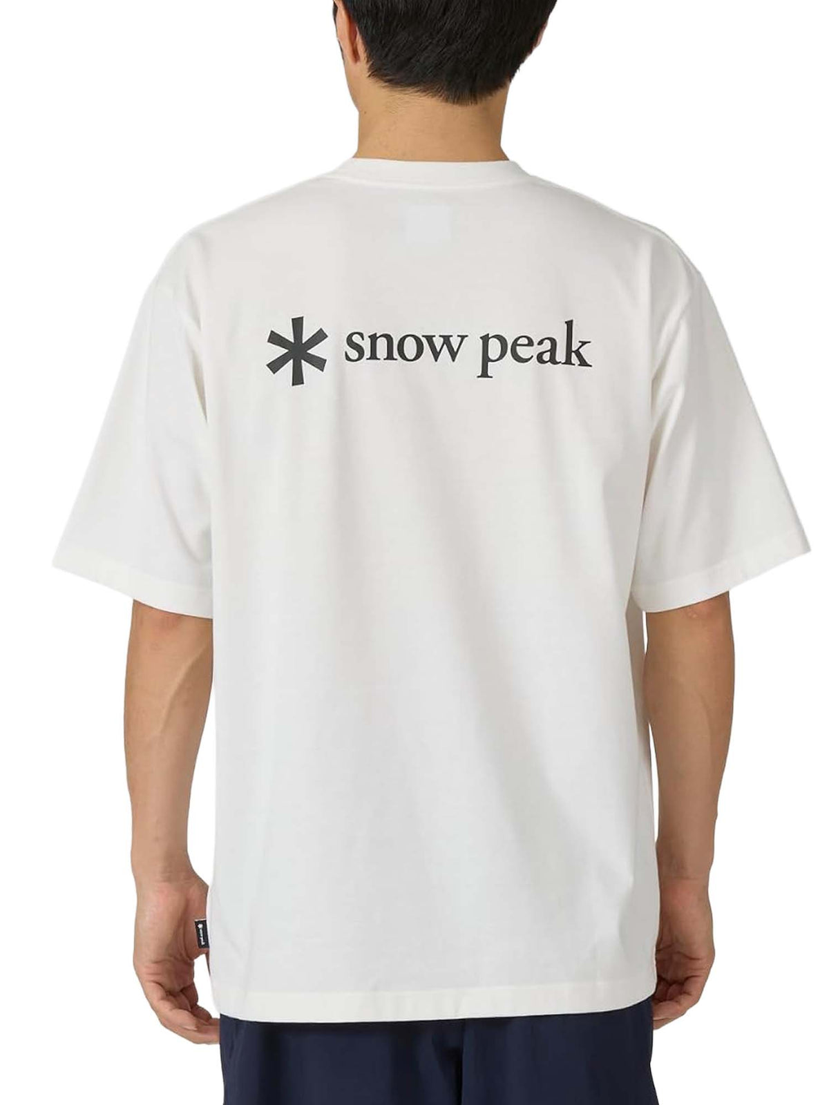 Snow Peak T-Shirt a maniche corte Snow Peak Printed Logo Bianco