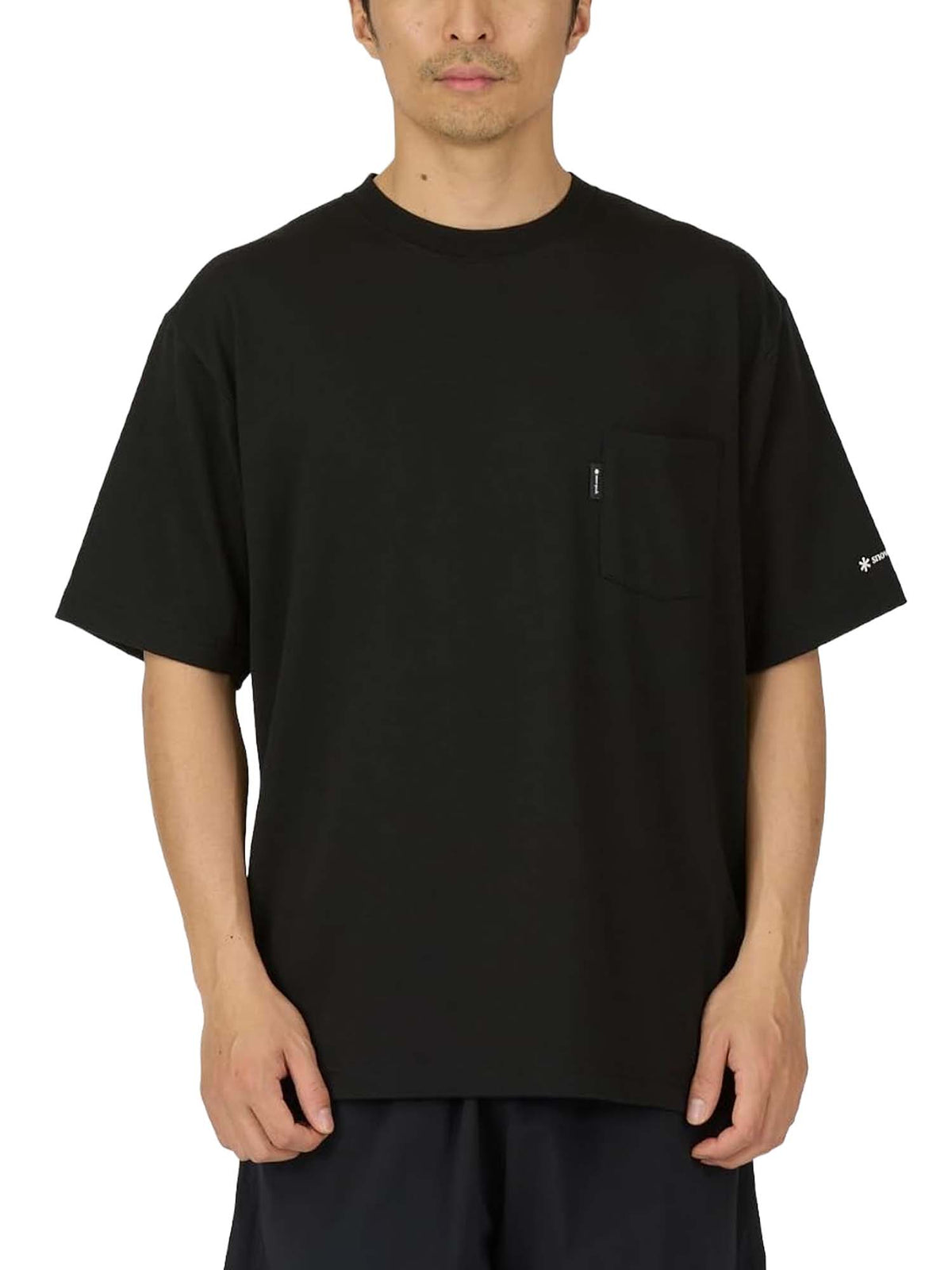 Snow Peak T-Shirt a maniche corte New Standard Pocket Nero
