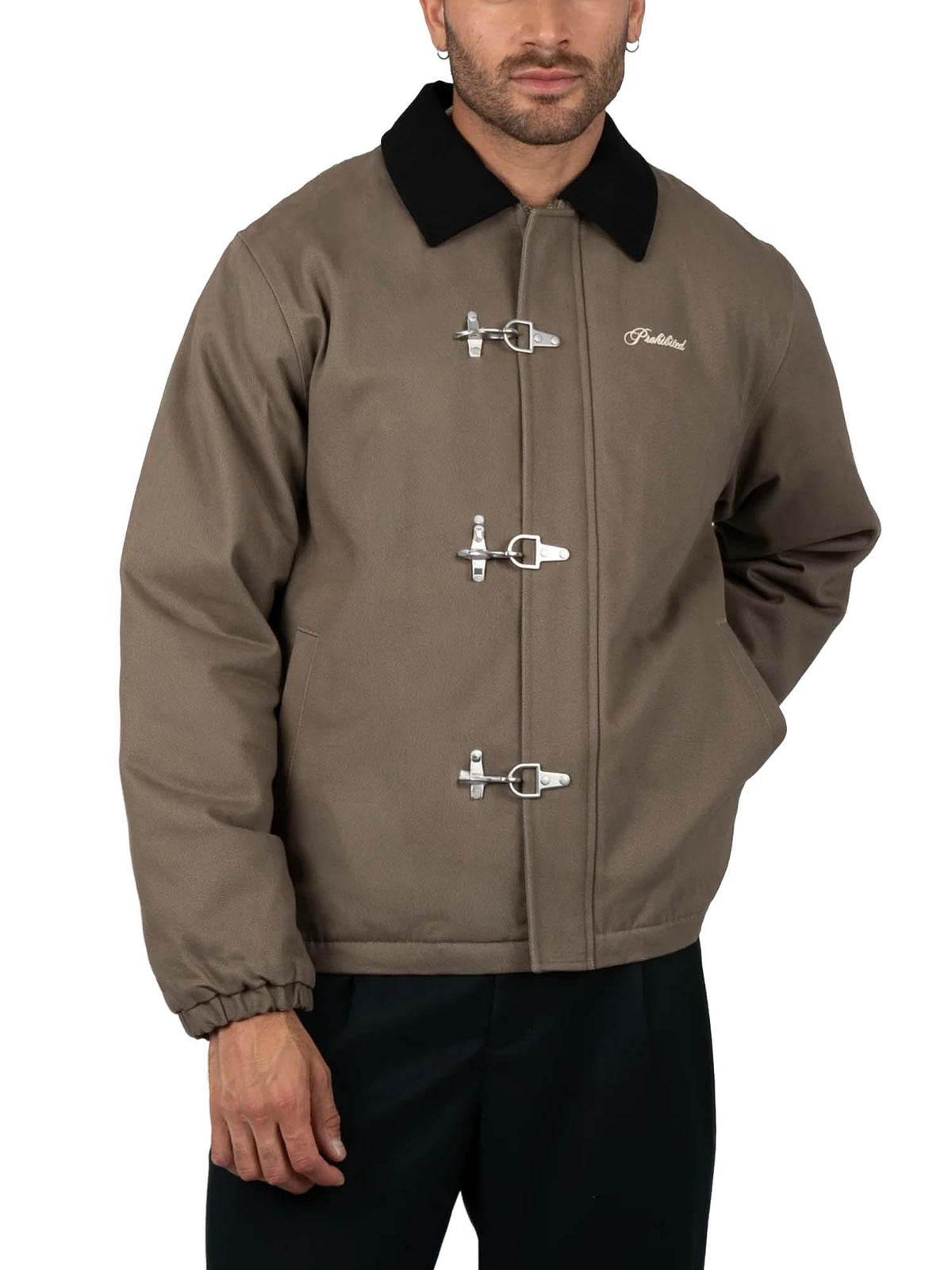 Prohibited Back In The Days Jacket Beige