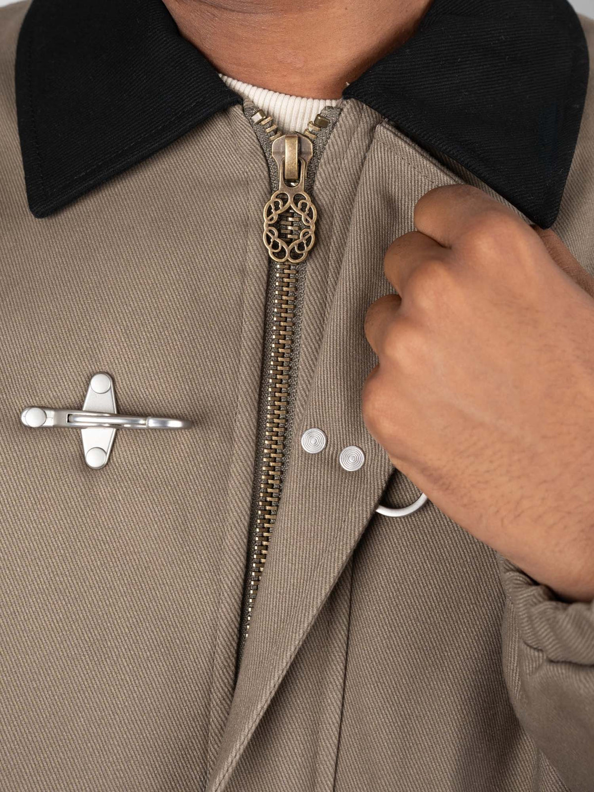 Prohibited Back In The Days Jacket Beige