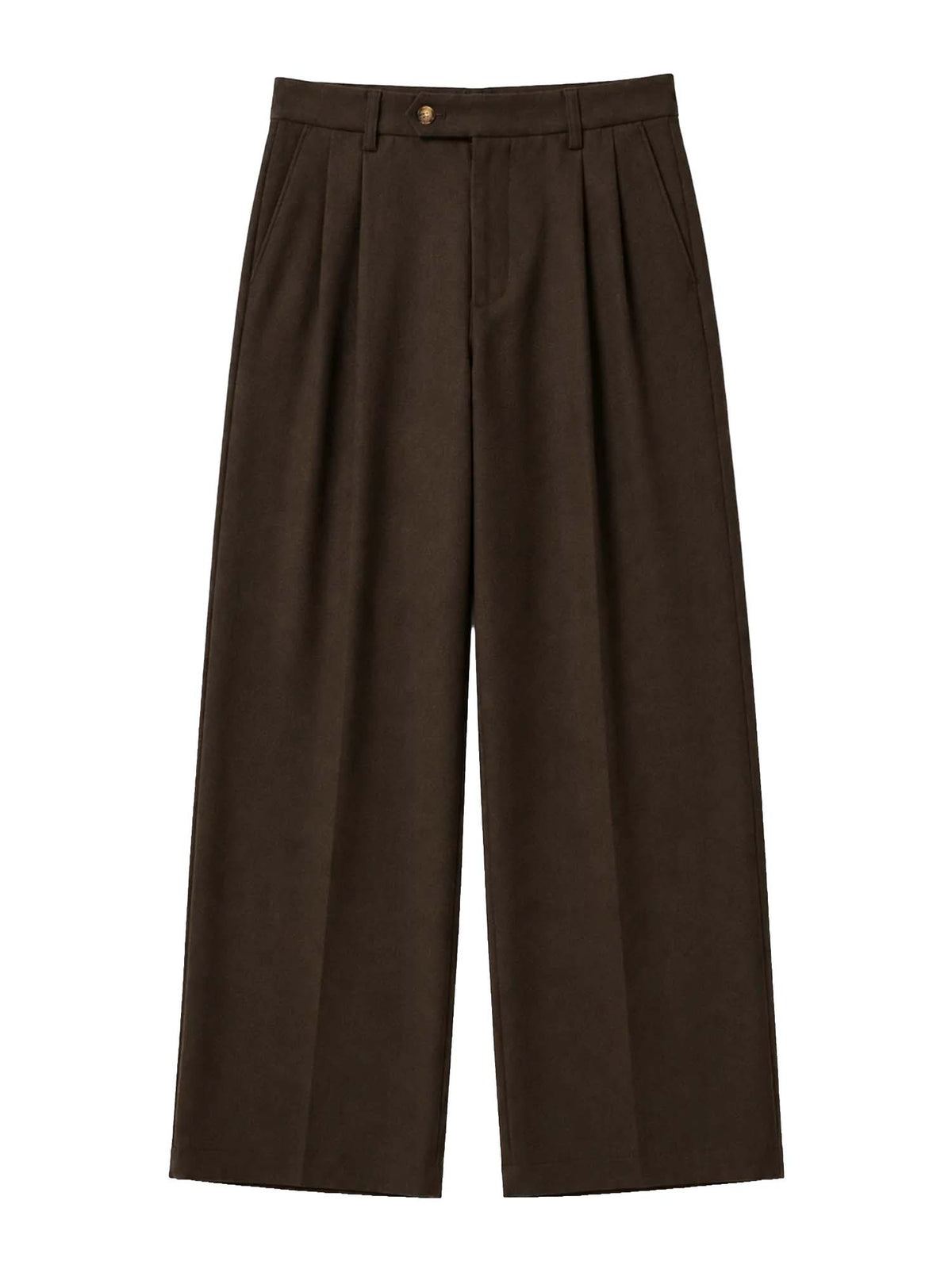 Prohibited Revival Pleated Pants Marrone