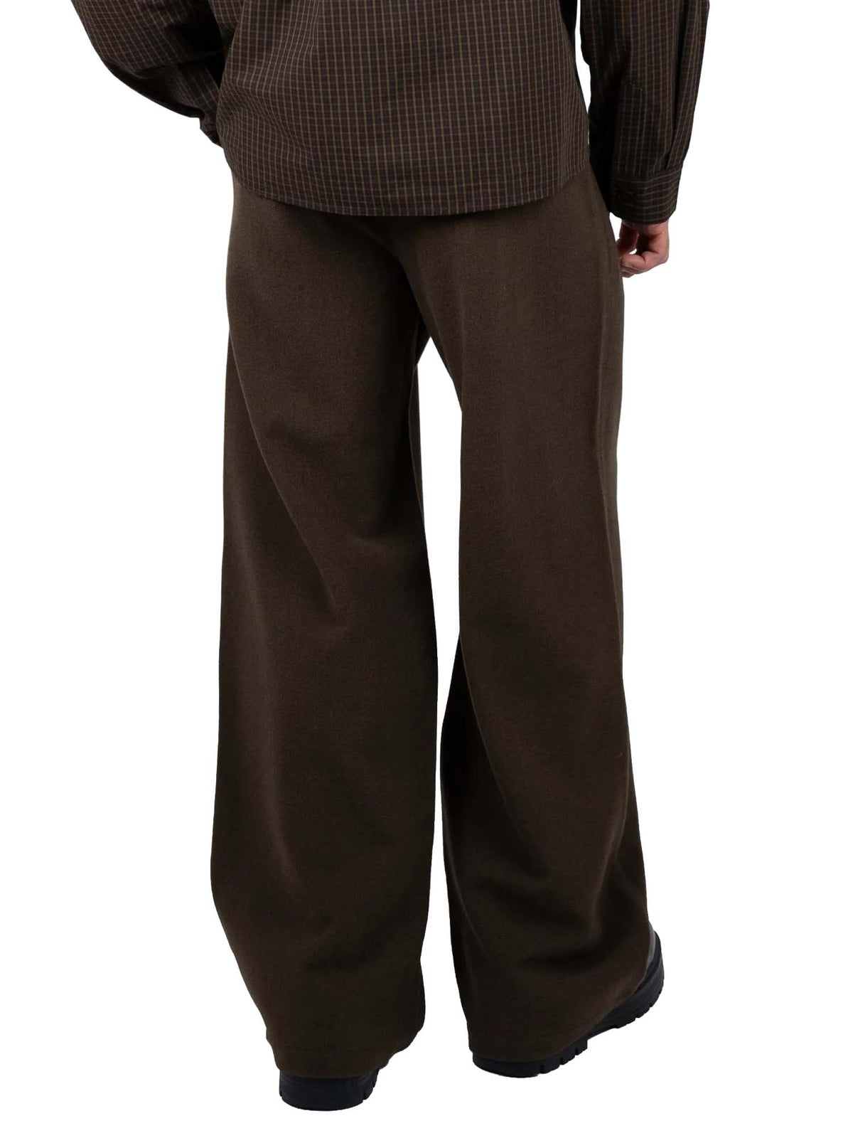 Prohibited Revival Pleated Pants Marrone