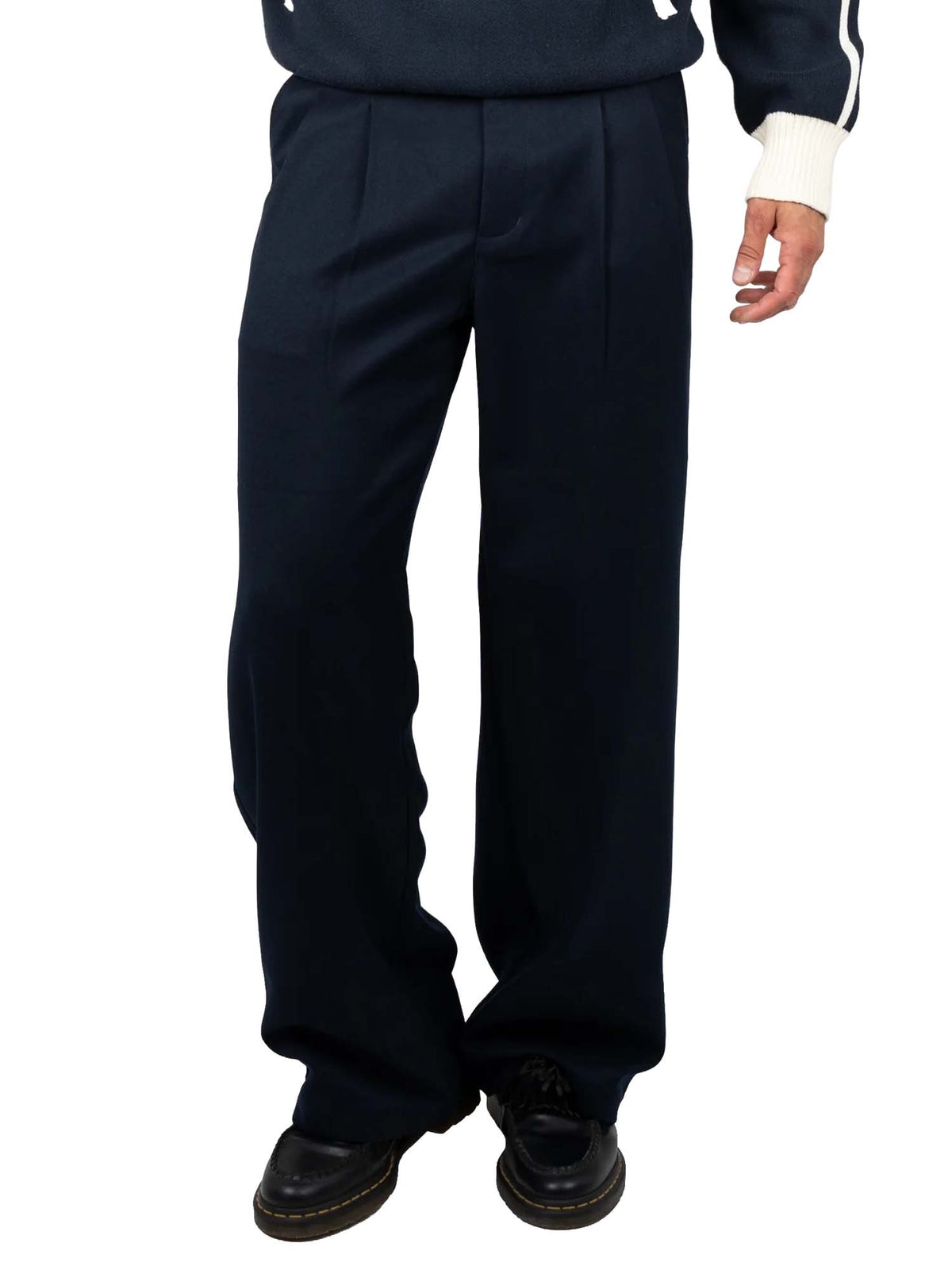 Prohibited Heritage Pleated Pants Blu