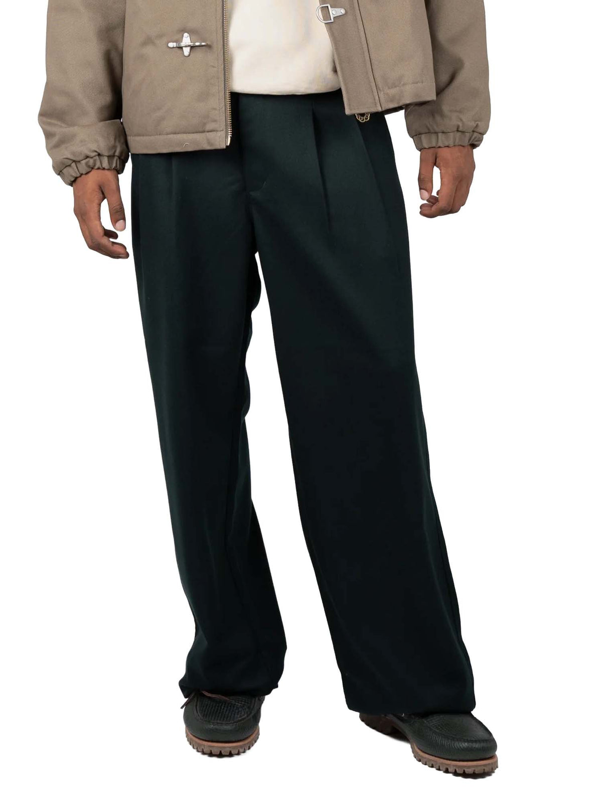 Prohibited Heritage Pleated Pants Verde