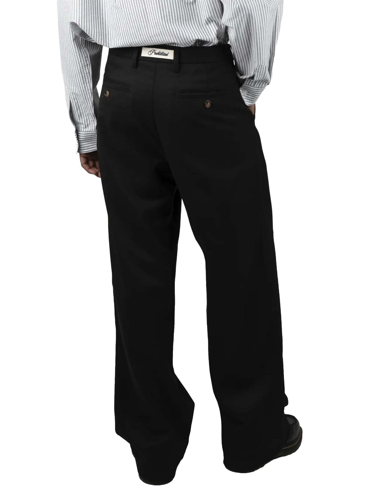Prohibited Heritage Pleated Pants Nero