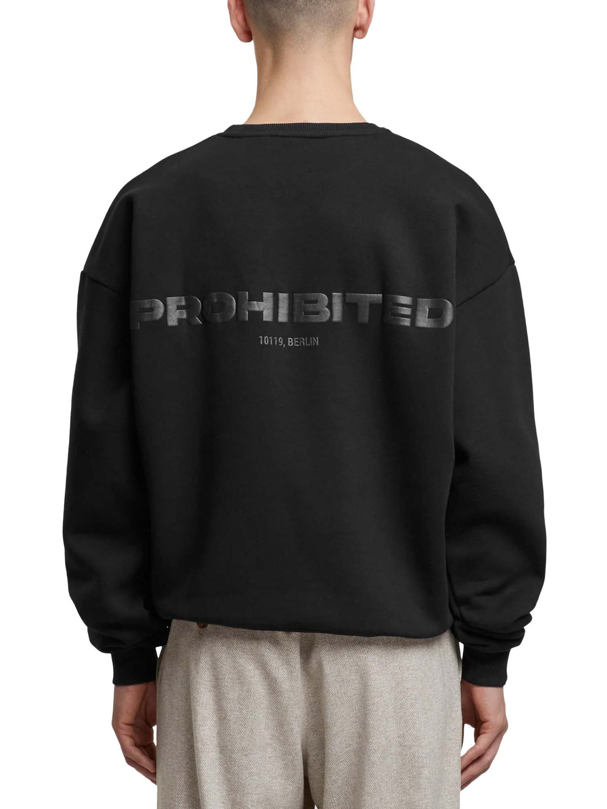 Prohibited 10119 Crew Neck Nero