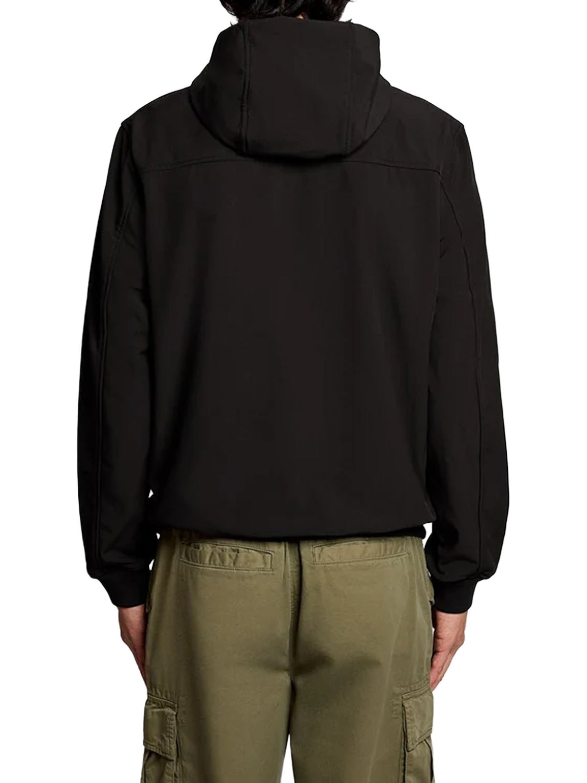 Lyle & Scott Giacca softshell foderata in pile Nero