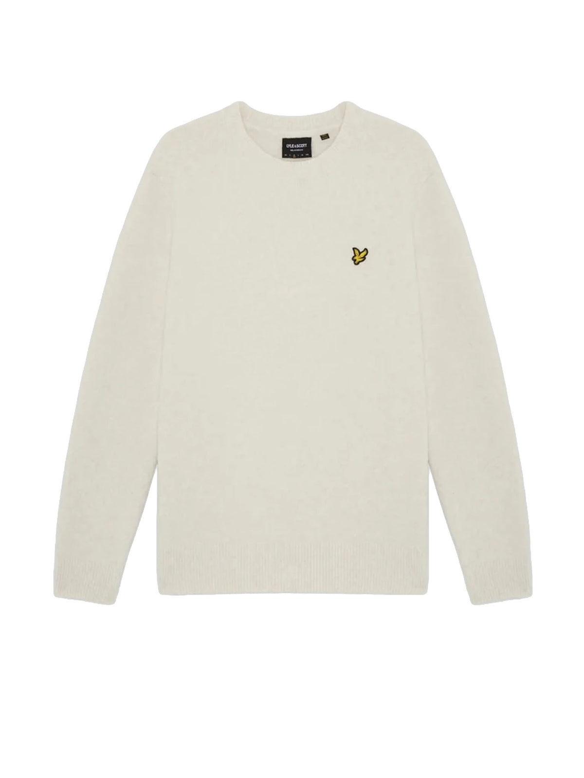 Lyle & Scott Maglione a girocollo in tessuto spazzolato Beige