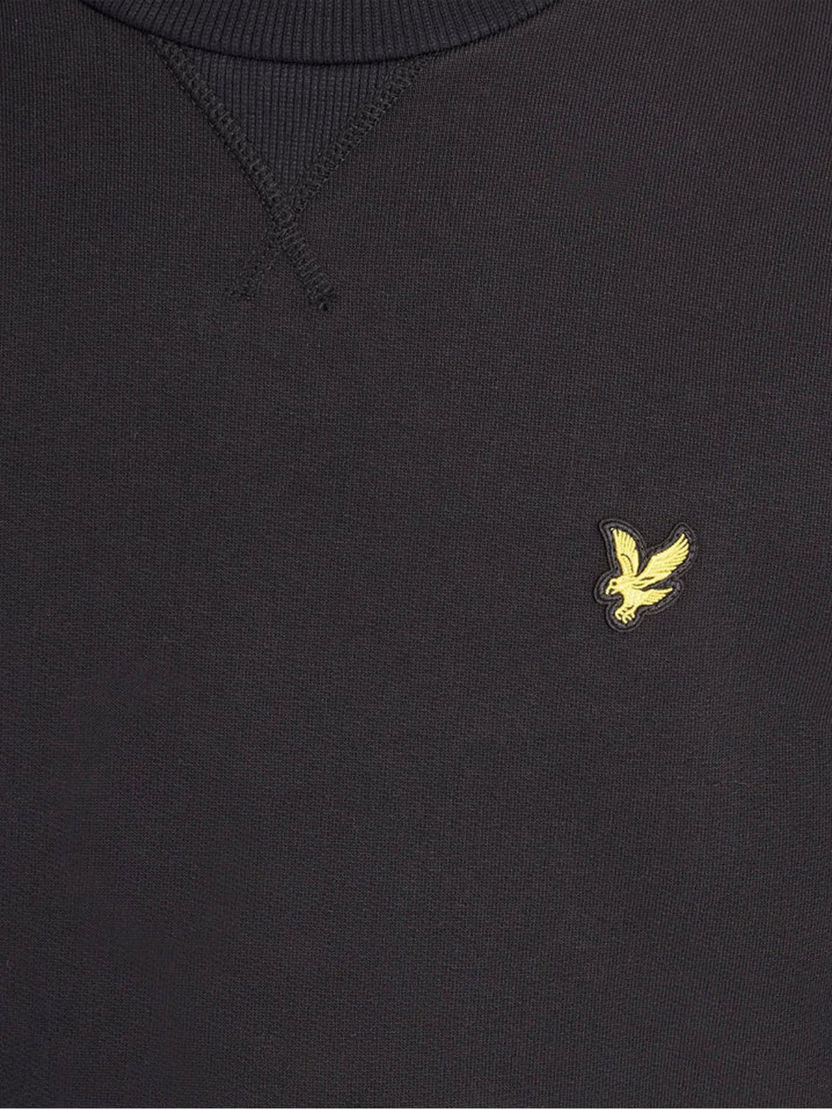 Lyle & Scott Felpa a girocollo pesante Nero
