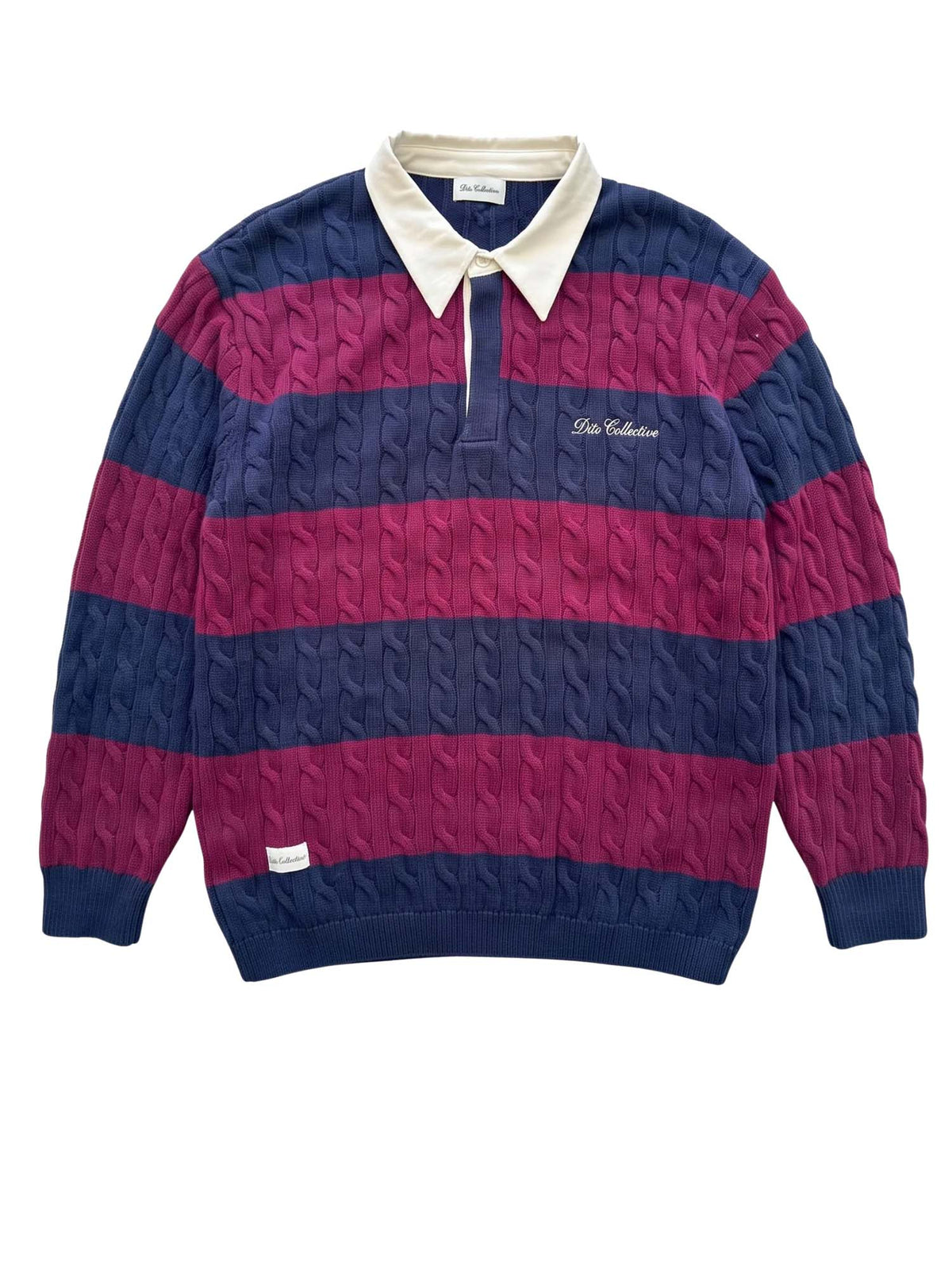 Dito Collective Knit Rugby Polo Multicolore