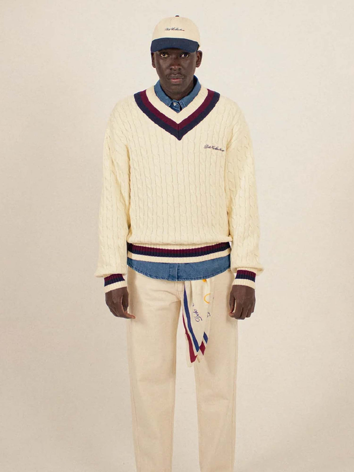 Dito Collective Dito Cable Knit Beige