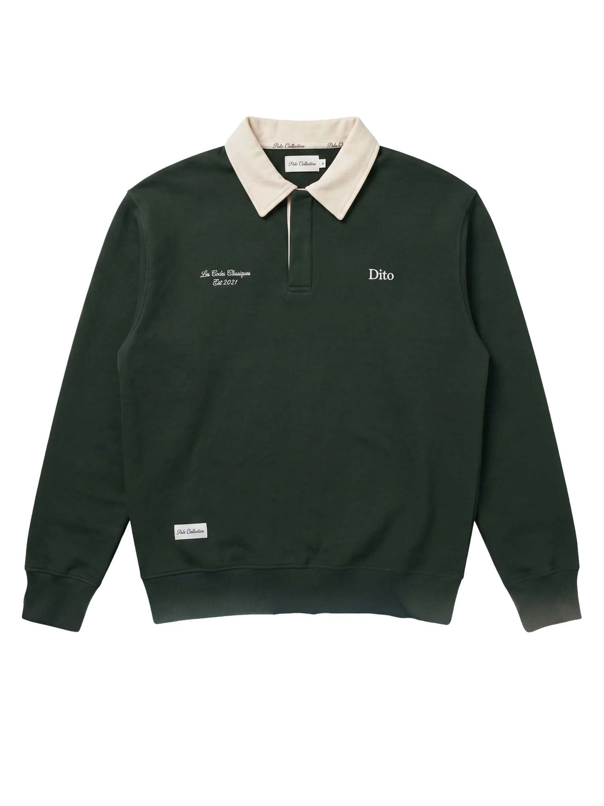 Dito Collective Green Court Quarter Zip Verde