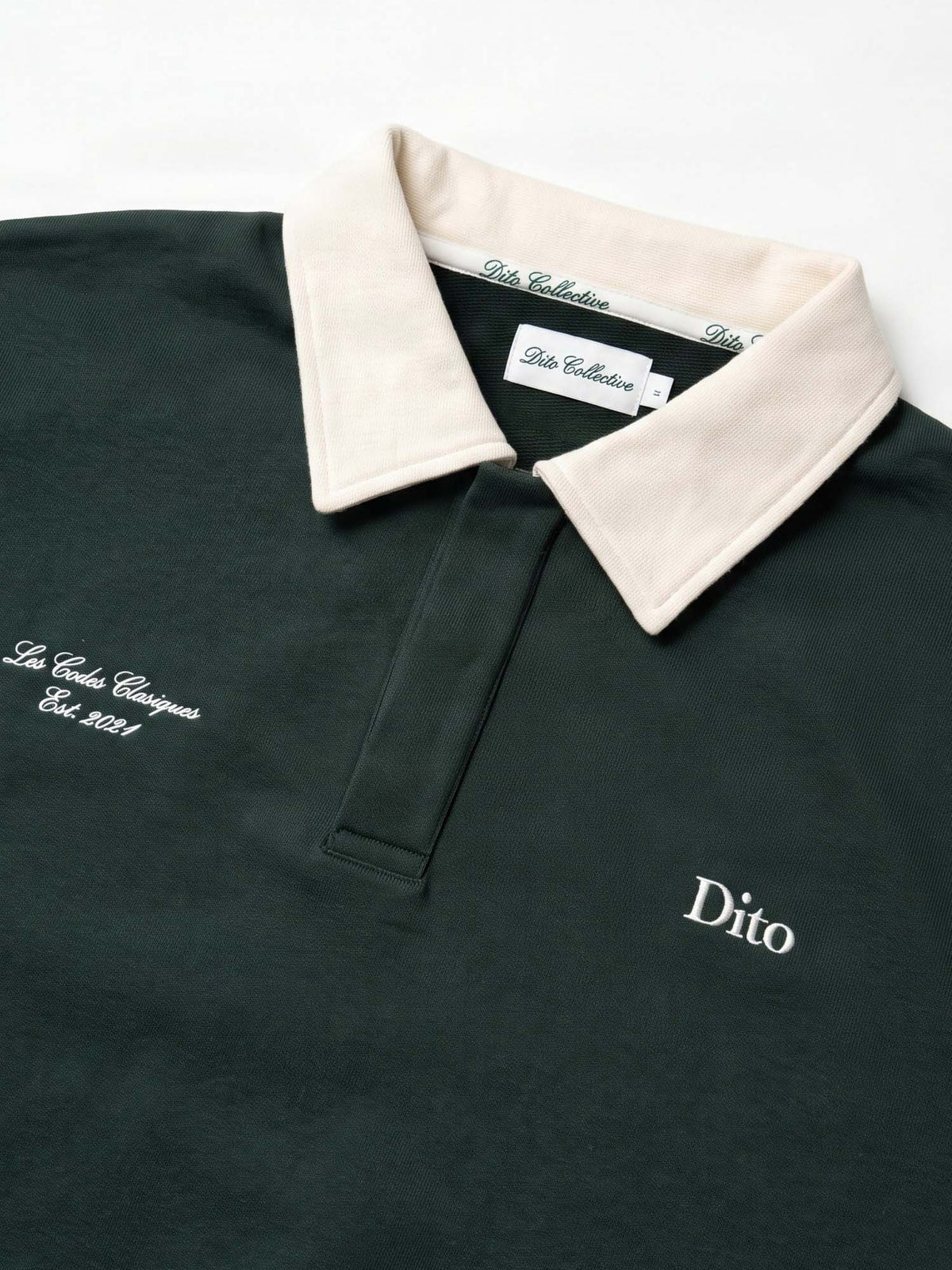 Dito Collective Green Court Quarter Zip Verde