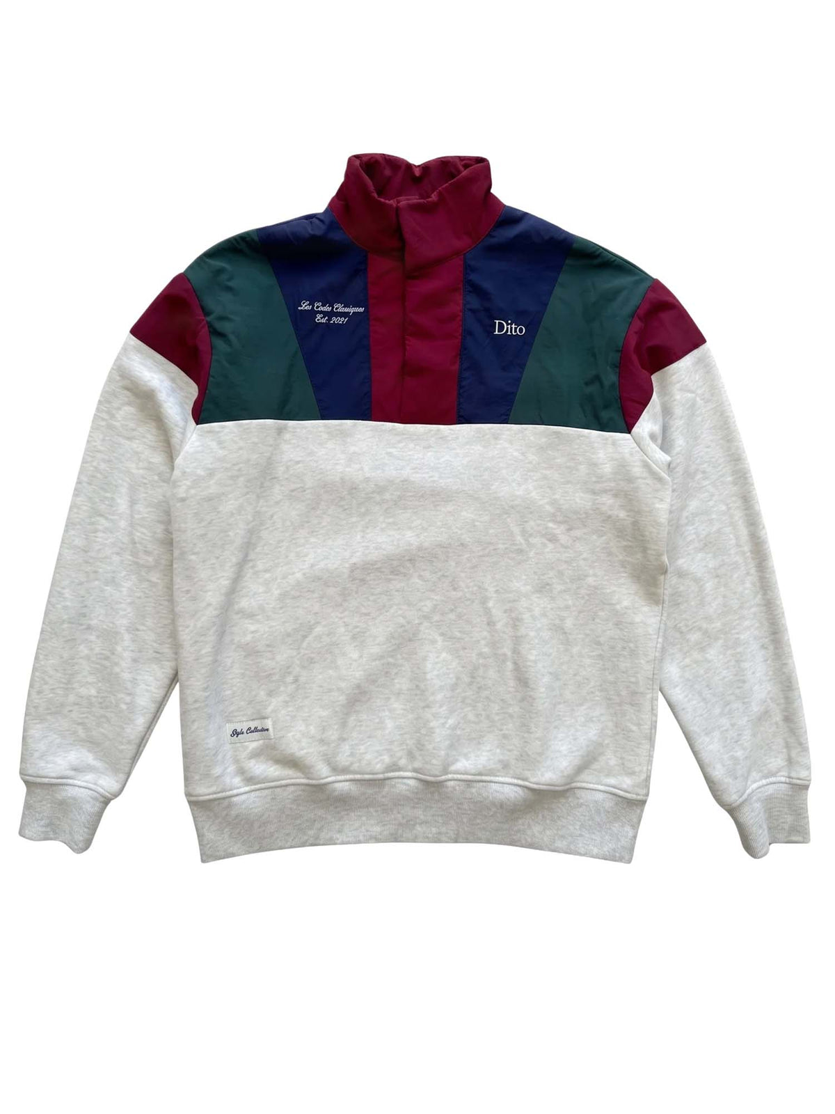 Dito Collective Retro Ski Quarter Zip Multicolore