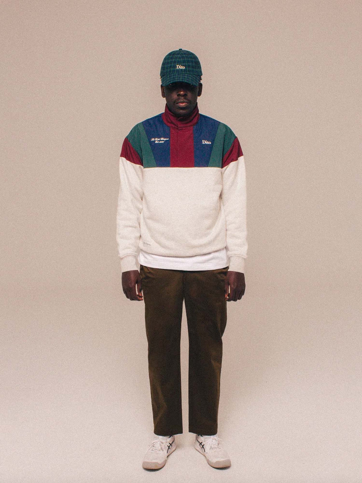 Dito Collective Retro Ski Quarter Zip Multicolore
