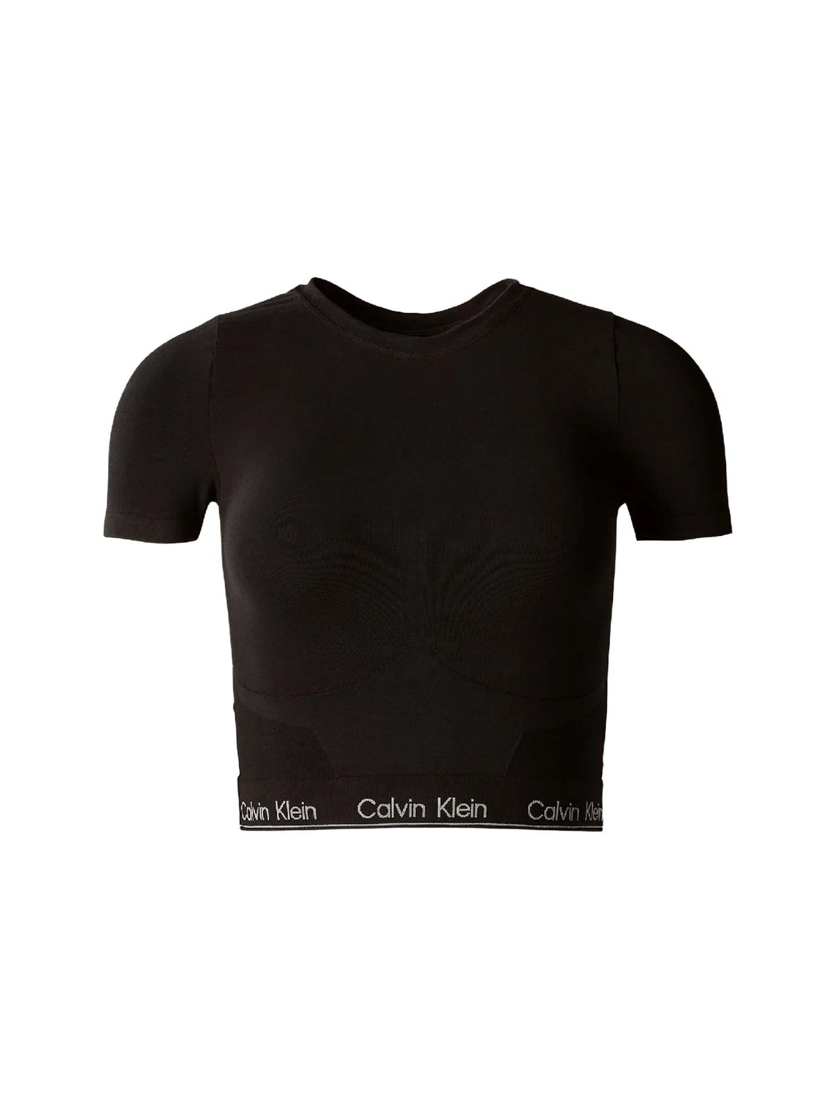 Calvin Klein Top modellante a maniche corte - Icon Nero