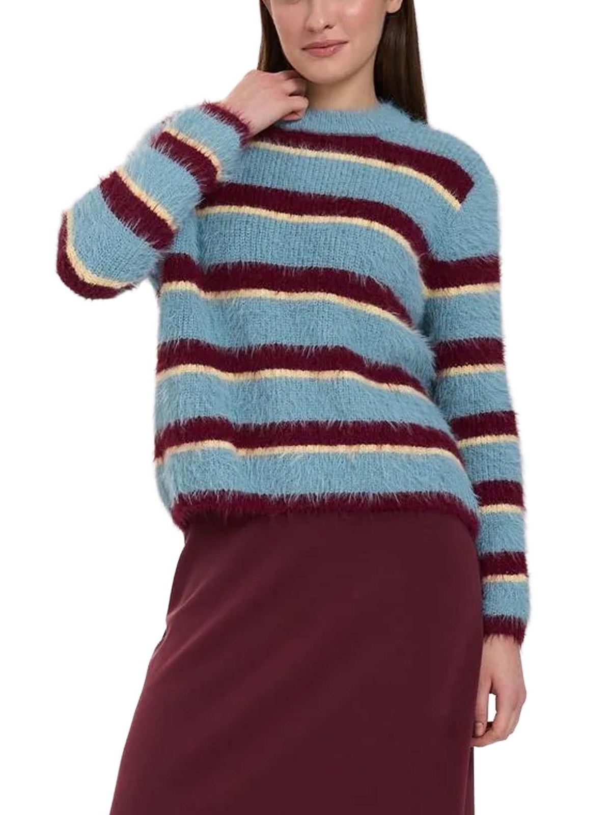 24 Colours Maglione a righe Blu