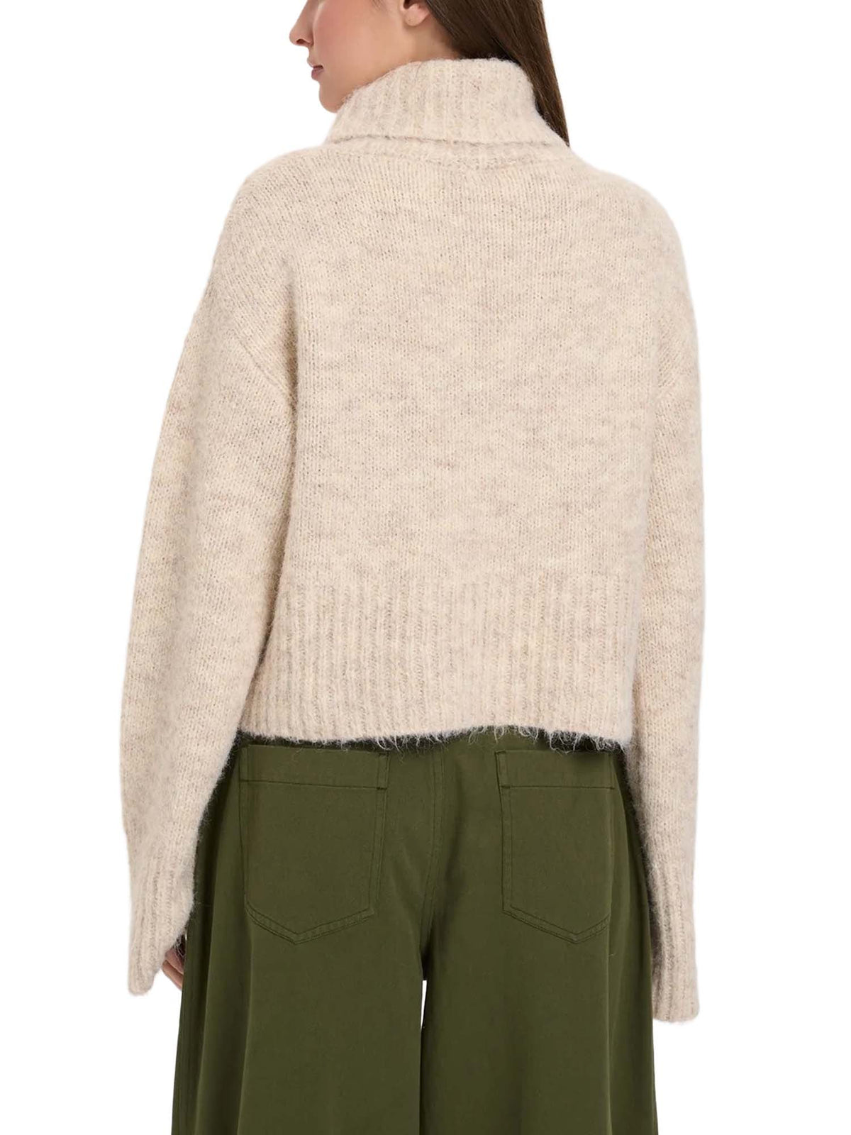 24colours Maglione lavorato a maglia Beige