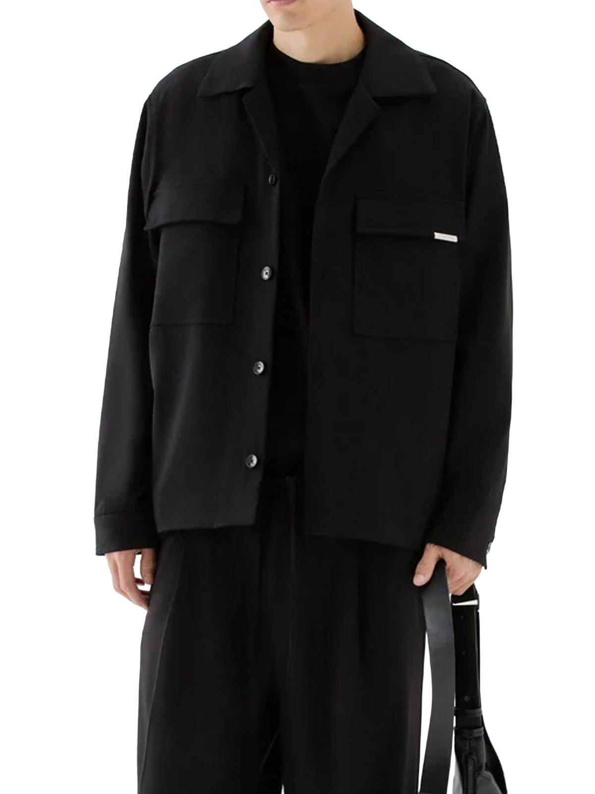 I'm Brian Overshirt con tasconi Nero