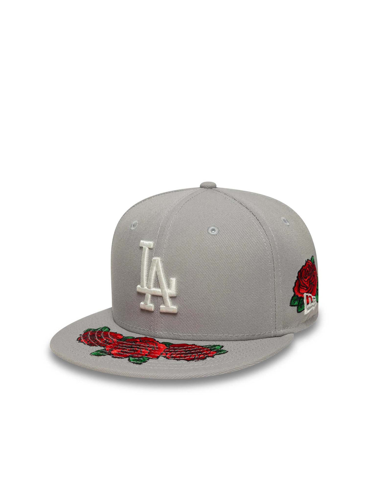 New Era Cappellino 59FIFTY Fitted LA Dodgers MLB Cooperstown Floral Grigio