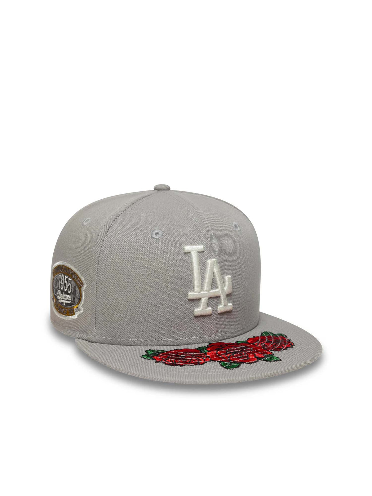 New Era Cappellino 59FIFTY Fitted LA Dodgers MLB Cooperstown Floral Grigio
