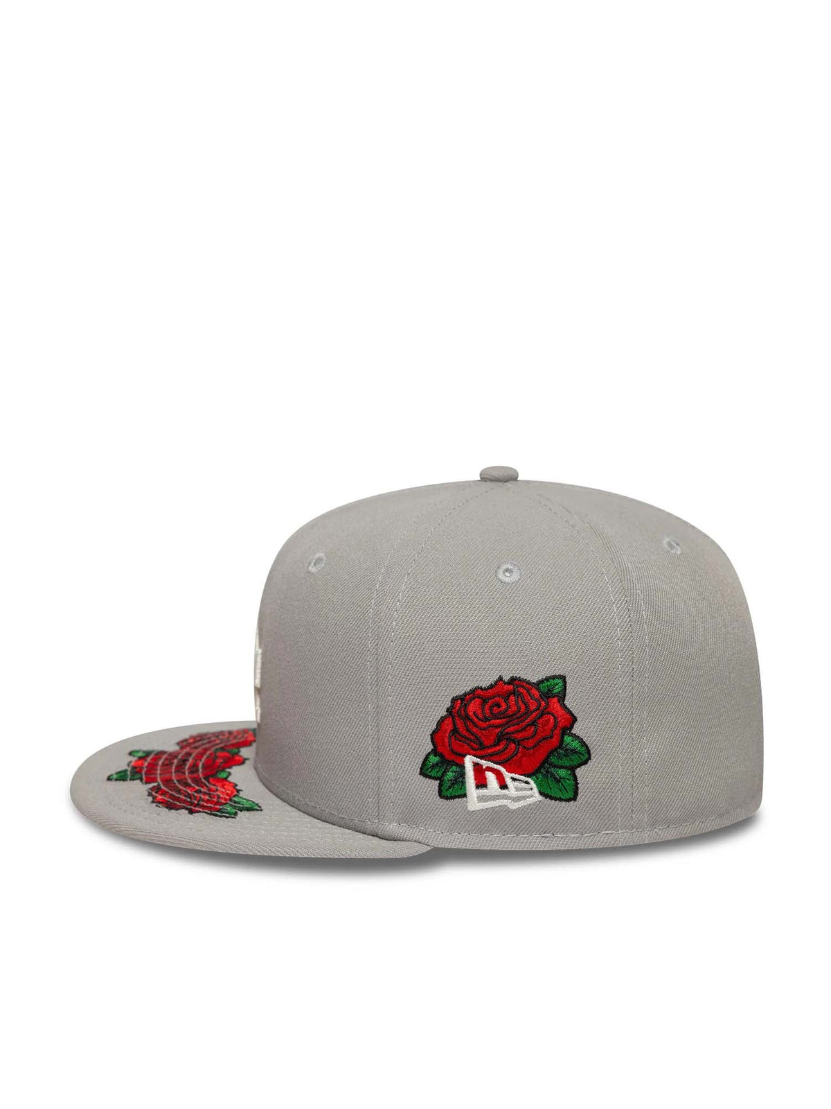 New Era Cappellino 59FIFTY Fitted LA Dodgers MLB Cooperstown Floral Grigio