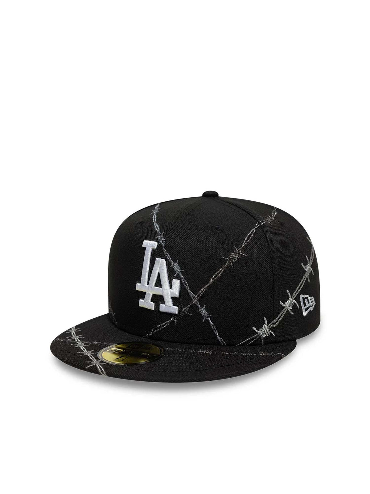 New Era Cappellino 59FIFTY Fitted LA Dodgers MLB Wire Nero