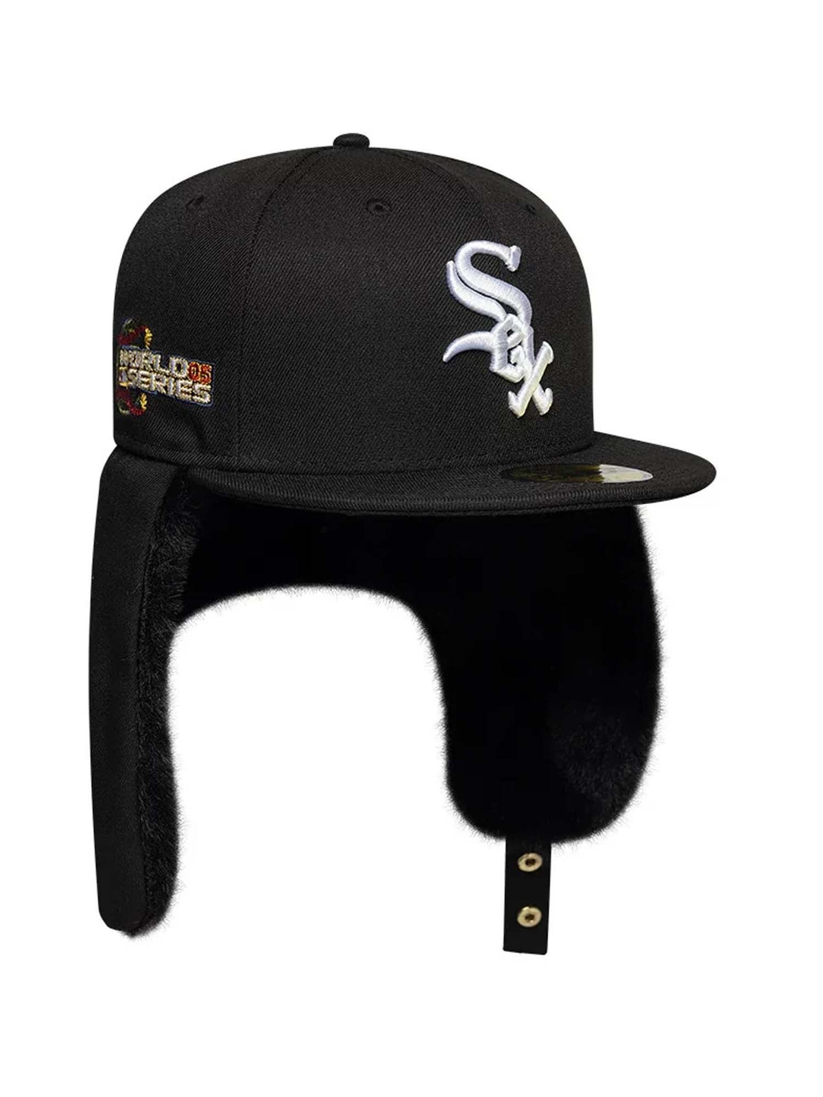 New Era Cappellino 59FIFTY Fitted Dogear Chicago White Sox MLB World Series Nero