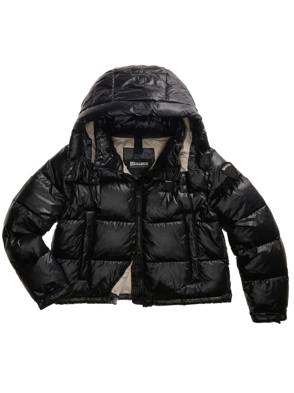 Blauer Gloria Short Padded Sorona® Aura Jacket Nero