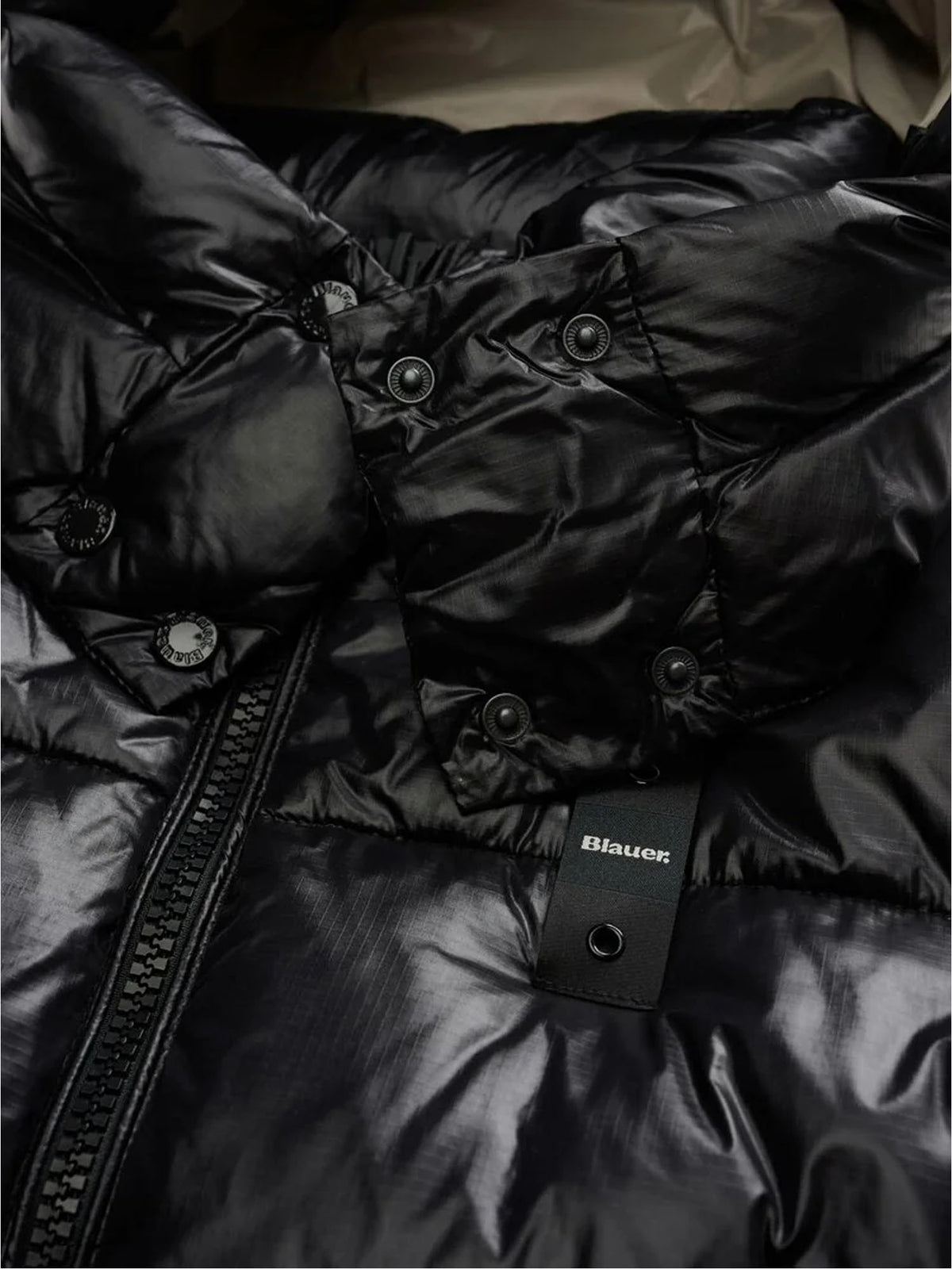 Blauer Gloria Short Padded Sorona® Aura Jacket Nero