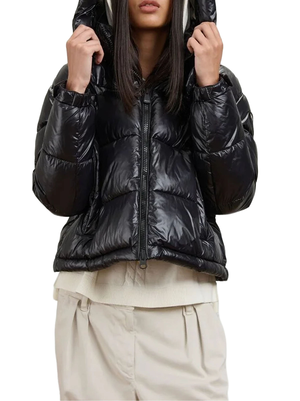Blauer Gloria Short Padded Sorona® Aura Jacket Nero